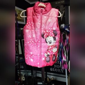Preowned Disney Minnie Mouse Puff Vest - Size 6